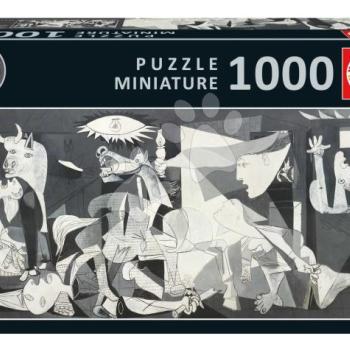 Puzzle panoráma Guernica Pablo Picaso Miniature Educa miniatűr 1000 darabos és Fix ragasztó kép