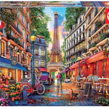Puzzle Paris Dominic Davison Educa 1000 darabos és Fix ragasztóval a csomagban 11 évtől kép
