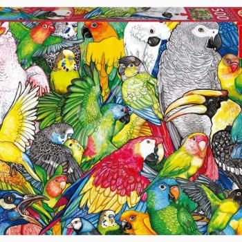 Puzzle Parrots Educa 500 darabos és Fix ragasztó kép
