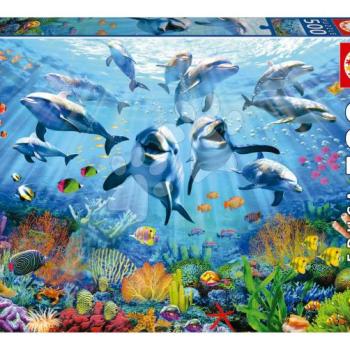 Puzzle Party Under The Sea Educa 500 darabos és Fix ragasztó kép