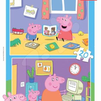 Puzzle Peppa Pig Educa 2x20 darabos 4 évtől kép