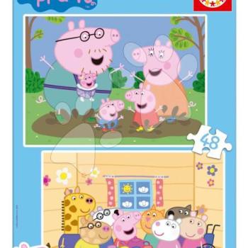 Puzzle Peppa Pig Educa 2x48 darabos 4 évtől kép