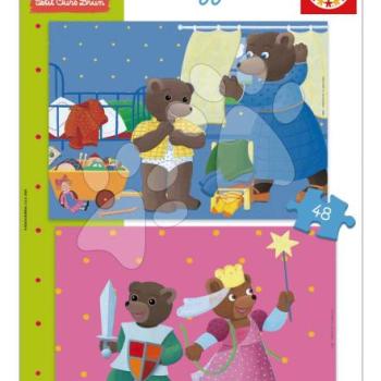 Puzzle Petit Ours Brun Educa 2x48 darabos 4 évtől kép
