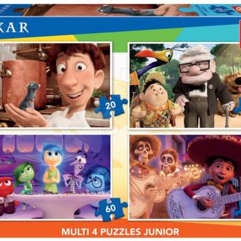 Puzzle Pixar 2 Disney Multi 4 Junior Educa 20-40-60-80 darabos 4 évtől kép