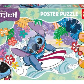 Puzzle poszter Stitch Disney Educa 250 darabos 8 évtől kép