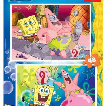 Puzzle Sponge Bob Educa 2x48 darabos kép