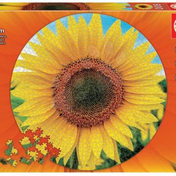 Puzzle Sunflower Round Educa 800 darabos és Fix ragasztó 11 évtől kép