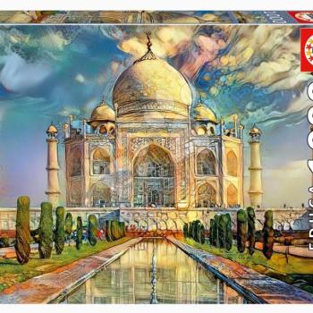 Puzzle Taj Mahal Educa 1000 darabos és Fix ragasztó kép