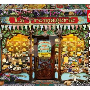 Puzzle The Fine Cheese Shop Educa 2000 darabos és Fix ragasztó kép
