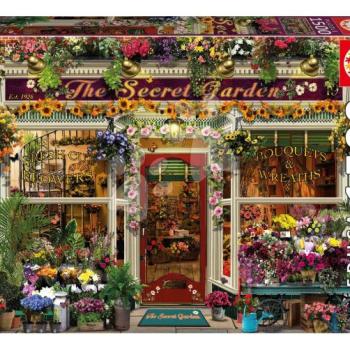 Puzzle The Secret Garden Educa 1500 darabos és Fix ragasztó kép