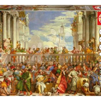 Puzzle The Wedding At Cana Paolo Veronese Educa 4000 darabos és Fix ragasztó kép