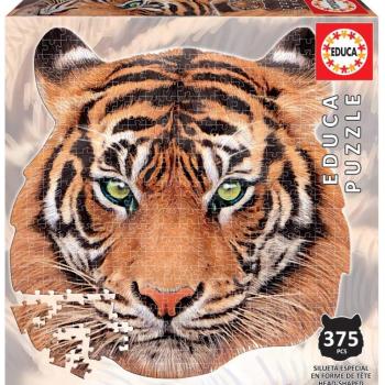 Puzzle Tiger face shape Educa 375 darabos és Fix ragasztó 11 évtől kép