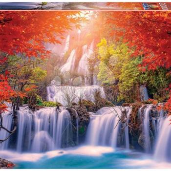 Puzzle Waterfall in Thailand Educa 2000 darabos és Fix ragasztó kép