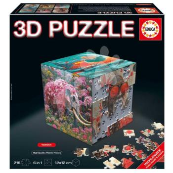 Puzzle Wonder 3D Cube Educa 216 darabos 8 évtől kép