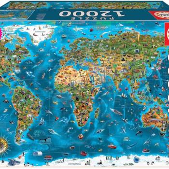 Puzzle Wonders of the World Educa 12000 darabos 11 évtől kép