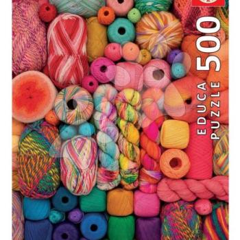 Puzzle Yarns Educa 500 darabos és Fix ragasztó kép
