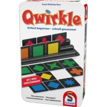 Qwirkle társasjáték - fémdobozos változat kép