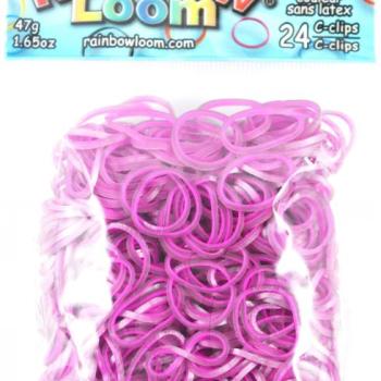 Rainbow Loom eredeti szövőgumi gyerekeknek középkori rózsaszín 600 darab 21711 kép