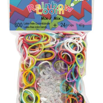 Rainbow Loom gumik gyerekeknek tarka mix 22017 kép