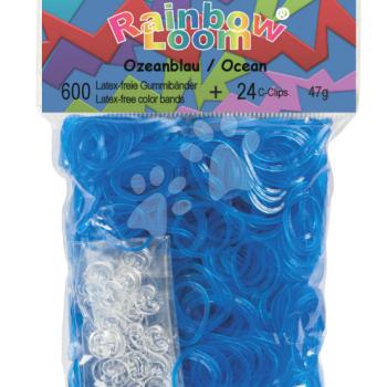 Rainbow Loom gyerek áttetsző gumik 22093 világoskék kép