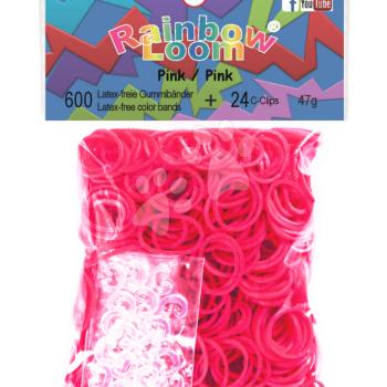 Rainbow Loom gyerek gumik 22055 rózsaszín kép