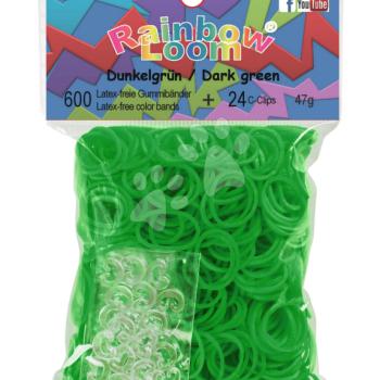 Rainbow Loom gyerek gumik 22147 sötétzöld kép