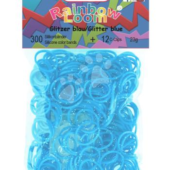 Rainbow Loom gyerek gumik csillogó 20365 türkíz kép