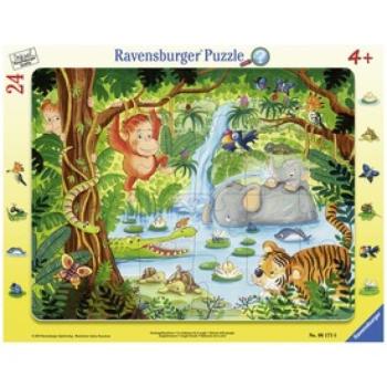 Ravensburger A dzsungelben 24 darabos puzzle kép