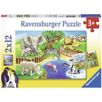 Ravensburger Állatkerti állatok 2 x 12 db puzzle kép