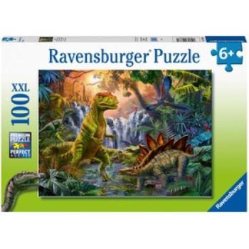 Ravensburger Dínó oázis 100 darabos puzzle kép