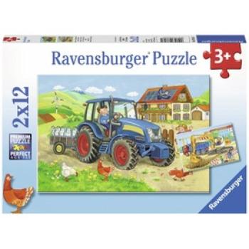 Ravensburger Dolgos mindennapok 2 x 12 db puzzle kép