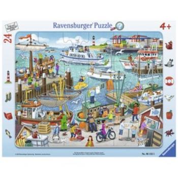 Ravensburger Egy nap a kikötőben 24 darabos puzzle kép