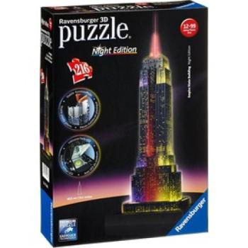 Ravensburger: Empire State Building 216 darabos 3D LED puzzle kép