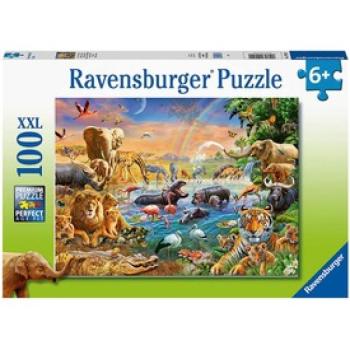 Ravensburger: Fürdés a vízben 100 darabos puzzle kép