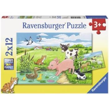 Ravensburger Háziállat kölykök 2 x 12 db-os puzzle kép