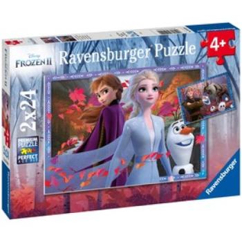 Ravensburger: Jégvarázs 2 Az erdőben 2 x 24 darabos puzzle kép