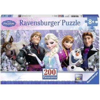 Ravensburger: Jégvarázs barátok 200 darabos XXL panoráma puzzle kép