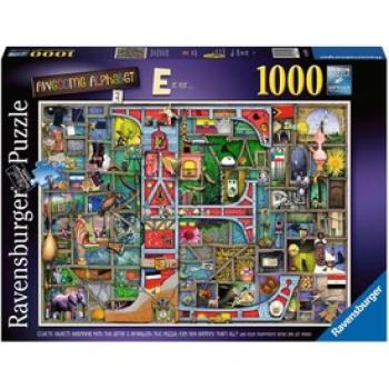 Ravensburger: Puzzle 1 000 db - Varázslatos ABC E kép