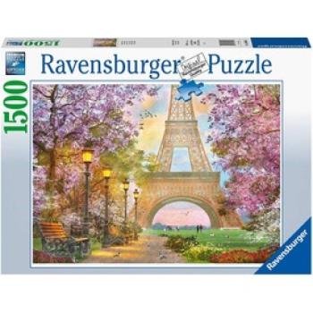 Ravensburger: Puzzle 1 500 db - Séta Párizsban kép