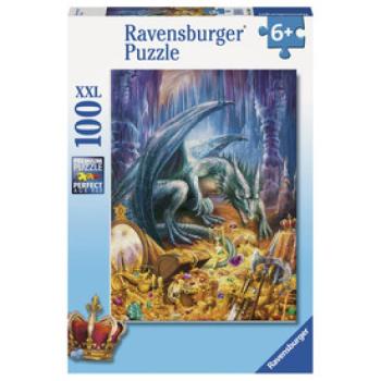 Ravensburger Puzzle 100 db A kincsesbarlang sárkánya kép