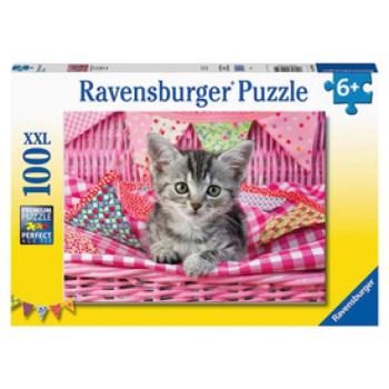 Ravensburger Puzzle 100 db - Aranyos cicák kép