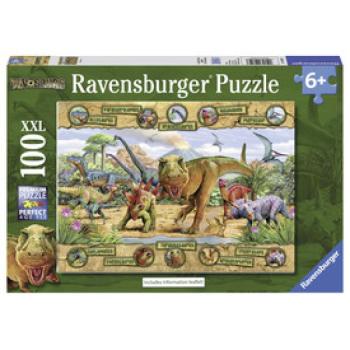 Ravensburger: Puzzle 100 db - Dinoszauroszok kép