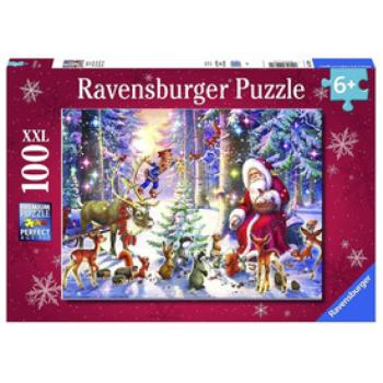 Ravensburger: Puzzle 100 db - Erdei karácsony kép