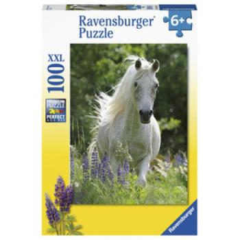 Ravensburger: Puzzle 100 db - Fehér ló kép