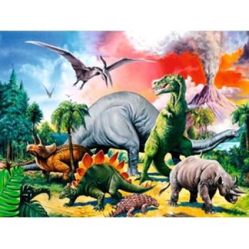 Ravensburger Puzzle 100 db Hatalmas dinoszauruszok kép