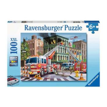 Ravensburger Puzzle 100 db - Tűzoltóautó kép