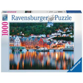 Ravensburger: Puzzle 1000 db - Bergen, Norvégia kép