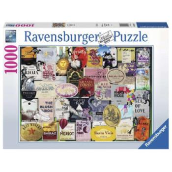 Ravensburger: Puzzle 1000 db - Borcímkék kép