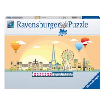 Ravensburger Puzzle 1000 db - Egy nap Párizsban kép