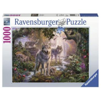 Ravensburger: Puzzle 1000 db - Farkascsalád nyáron kép